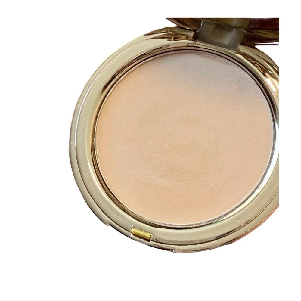 Elizabeth Taylor Light Translucent Pressed Powder Compact w‎ Mirror .30 OZ VTG